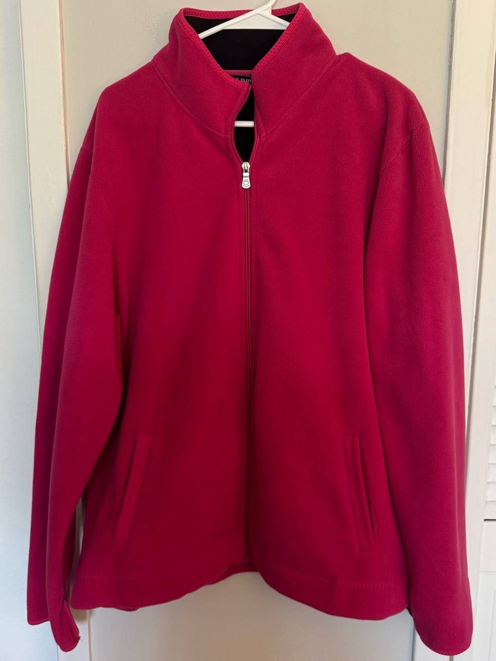 Pink Full-Zip Fleece Jacket